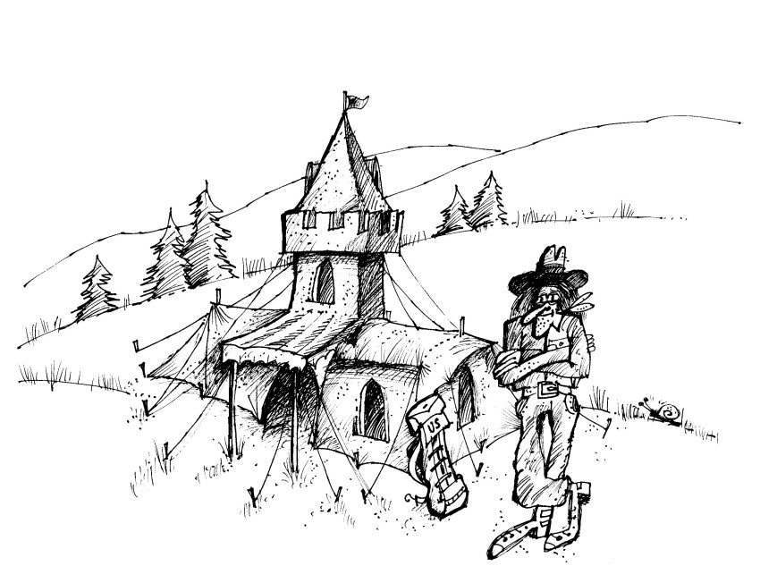 Miki Ryvola a jeho vtipné ilustrace kreslené do Puchejře k článkům Fredyho Schuberta, které byly v roce 2009 vydány v knize Stopou toulavou